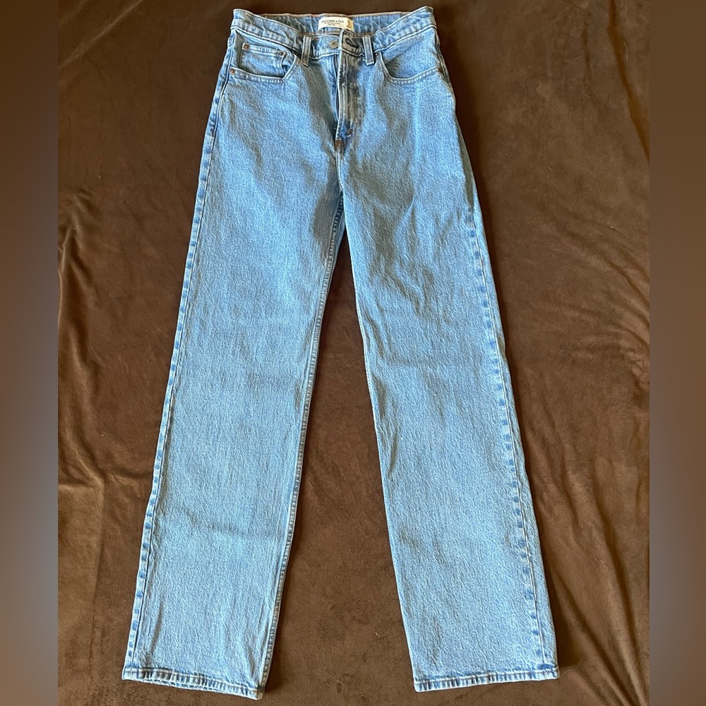 Abercrombie & Fitch Light Blue High Rise Jeans